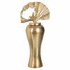 Pote de metal dourado