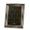 Moldura preto e dourado 13x18cm