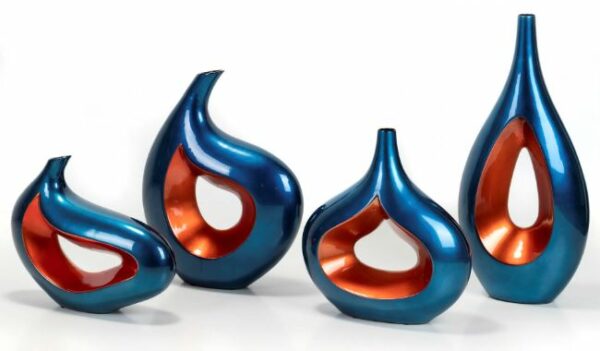 Jarra azul e laranja 63cm - Image 5
