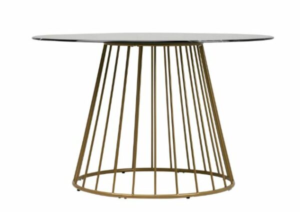 Mesa de refeição metal e vidro - Image 2
