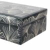 Caixa de vidro com impressão de folhas - Image 2