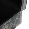 Caixa de vidro com impressão de folhas - Image 4