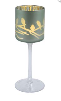 Castiçal verde birds 9x25