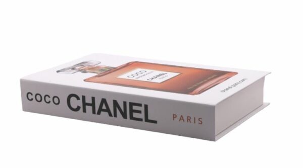 Livro Decorativo Coco Chanel, 26,5X17X4,5cm
