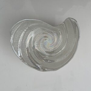 Taça vidro caracol madrepérola