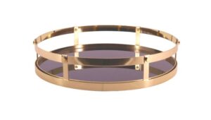 Bandeja Madrid red. gold/ preto